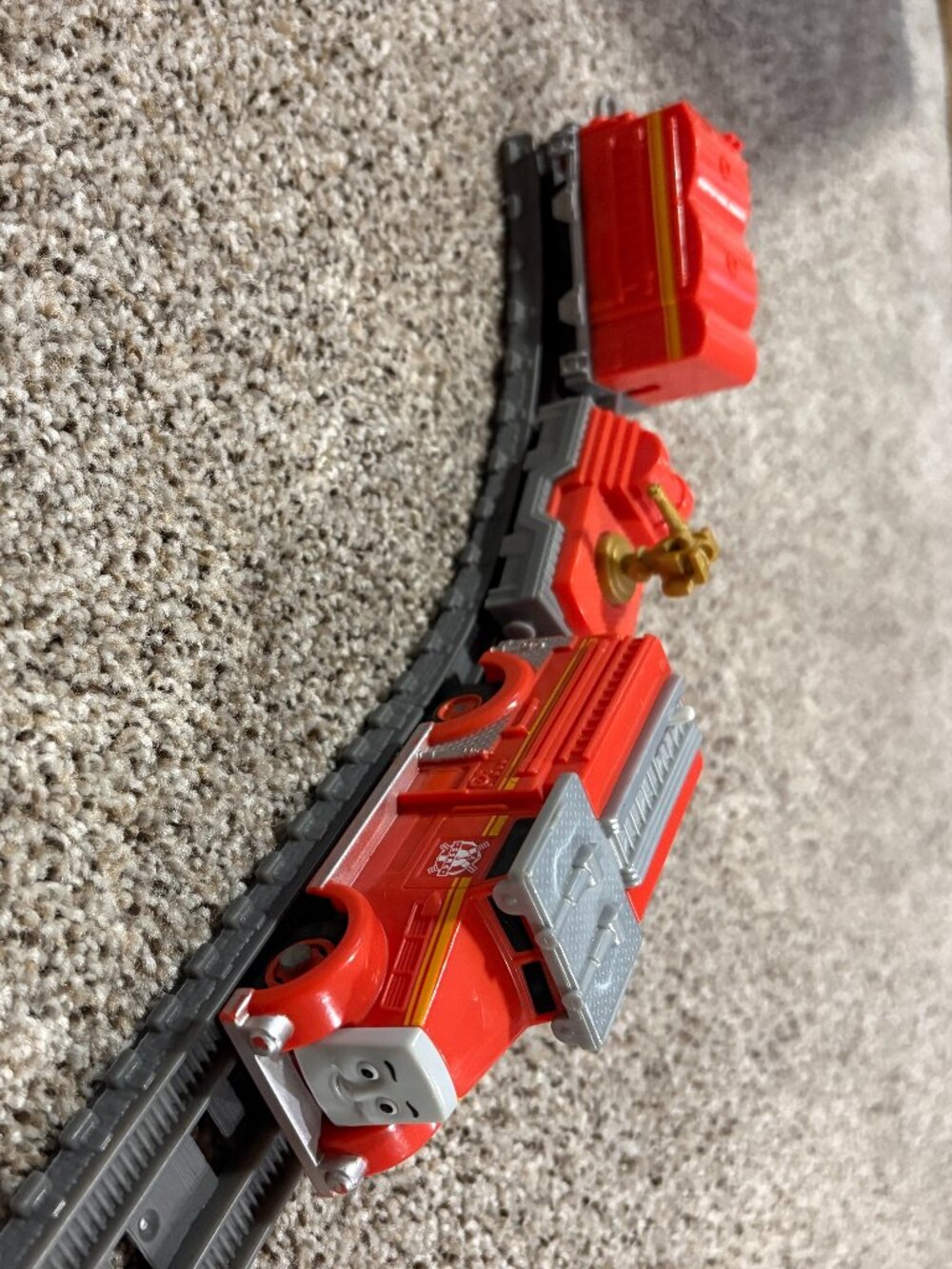 Thomas TrackMaster Fiery Flynn V8338 Complete 3 Piece WORKS